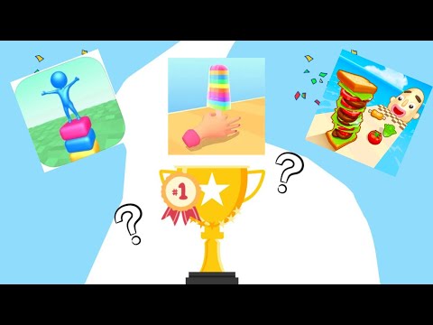 TOP 3 The Most Satisfying Mobile Games 2023: Sandwich Runner, Popsicle Stack….