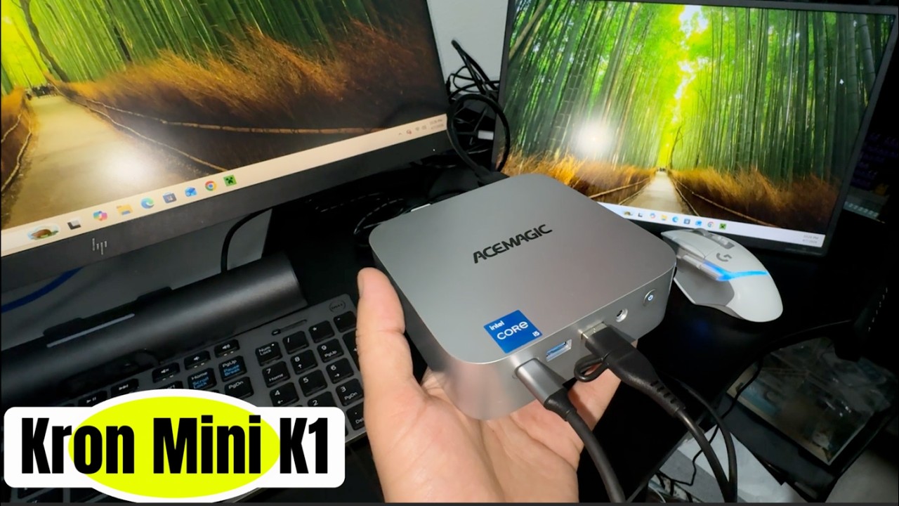 Mini PC Windows 11 Pro, Intel Core 12600H (Beat 12450H up to 4.5 GHz)