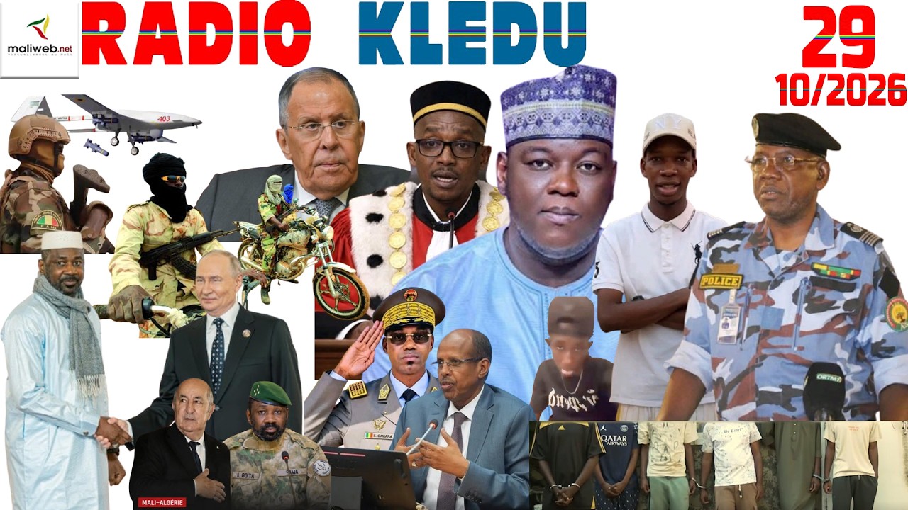 La Revue de Presse de la RADIO KLEDU du 29 Octobre 2026