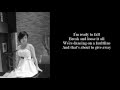Me singing Faultline by Katharine McPhee  (lyric on screen