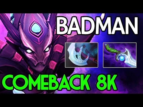 Badman - Dota 2 : Spectre - [Carry] Come Back 8k MMR