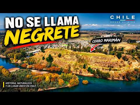 El verdadero nombre del Cerro de Negrete | Cerro Marimán desde el aire
