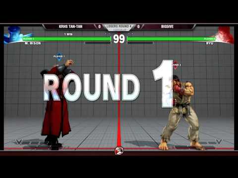 VS WEEKLY 2/29/16 - LOSER'S R4 - KRHS TAN-TAN (M. BISON) vs. BIG5IVE (RYU) - STREET FIGHTER V