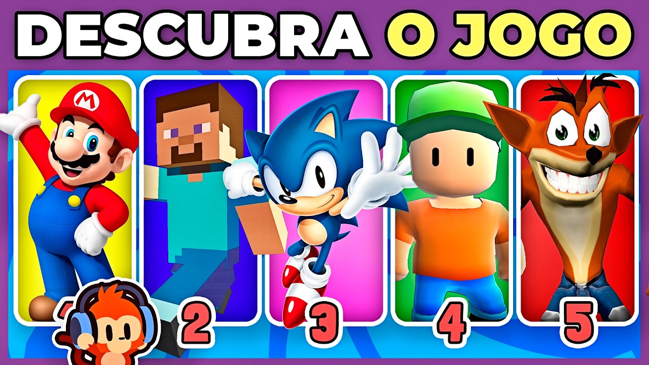 🎵QUAL É O JOGO PELA MÚSICA? 🎮🕹️| Menos de 3,14% será capaz de acertar esse desafio musical #macaquiz