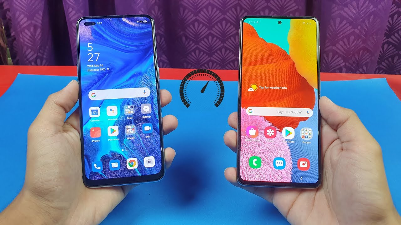 Oppo Reno 4 (8GB) vs Samsung Galaxy A51 (6GB) - Speed Test!