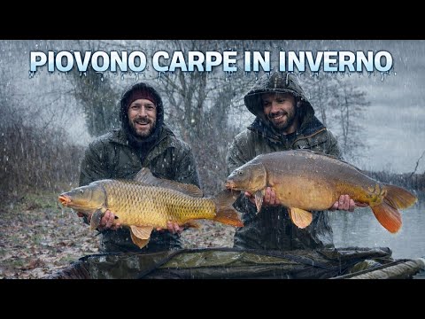 CARPFISHING INVERNALE - PIOVONO CARPE IN INVERNO