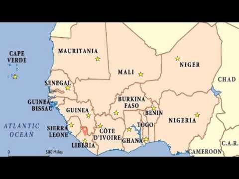 West Africa Map