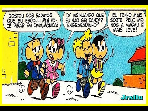 A Turma - O Cascão está descascando - gibis Quadrinhos Turma da Mônica