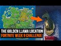 Where to find the Golden Llama | FORTNITE SEASON 2 WEEK 9