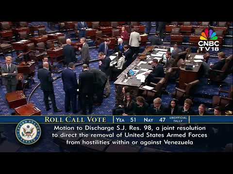 WATCH: US Senate Passes Measure To Restrict Trump’s Military Actions in Venezuela | Democrats |N18G