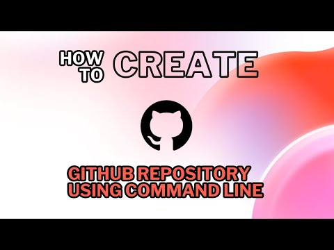 Create repository using command line