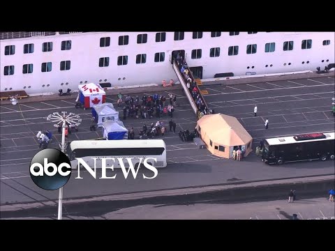 グランド・プリンセスに乗っていた少なくとも21人がCOVID-19の陽性反応を示しました。 (At least 21 people on board the Grand Princess test positive for COVID-19)