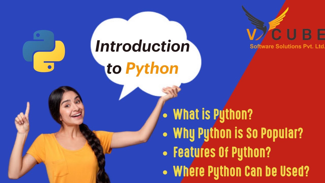What is Python? and Python Features | Python Beginners Guide | V CUBE Software Solutions