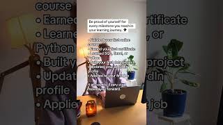 Be Proud of your milestones