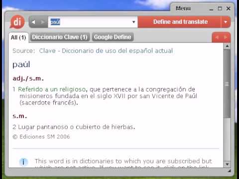 Definición de paúl