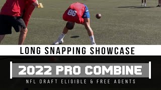 Long Snapping Showcase // 2022 Pro Football Combine
