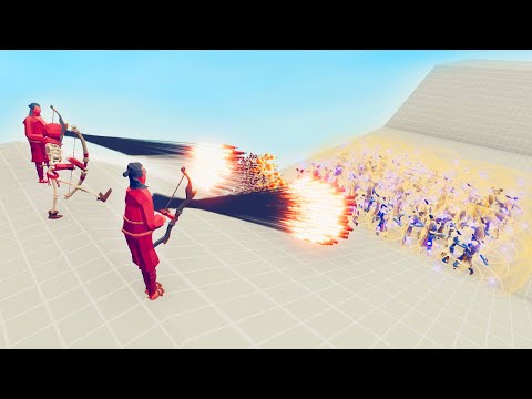 3x GODS vs 50x CELESTIAL AEGIS | TABS Totally Accurate Battle Simulator
