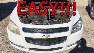 How To Replace Headlight Bulb on a 2008-2012 Chevy Malibu (EASY)