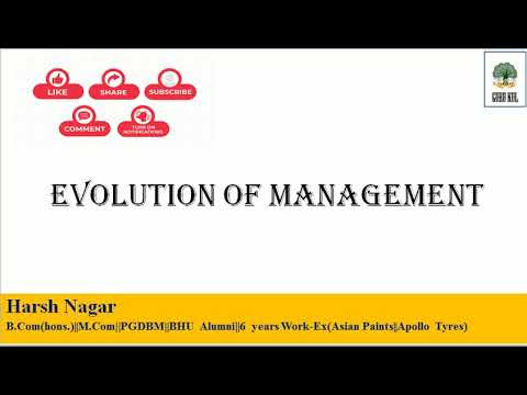 Evolution of Management