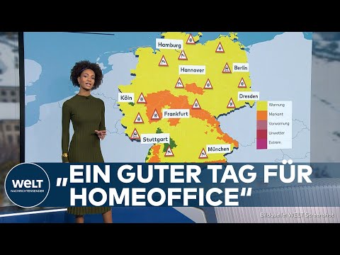 WINTEREINBRUCH IN DEUTSCHLAND: „Ein guter Tag für Homeoffice“ -  So wird das Wetter
