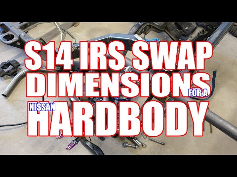 Mini Truck IRS | 240sx S14 Subframe | Nissan Hardbody D21 Independent Rear Suspension swap