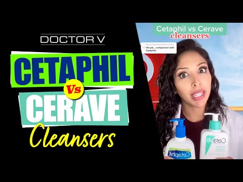 Doctor V - Cetaphil Vs Cerave Cleansers | Skin of Colour | Brown or Black Skin | #shorts