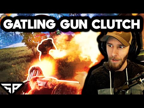 Gatling Gun Clutch ft. HollywoodBob - chocoTaco SUPER PEOPLE Gameplay