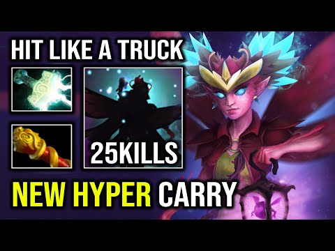 NEW Hyper Carry +350 Attack Speed 10K MMR Dark Willow 2 Sec CD Downtime Shadow Realm Dota 2