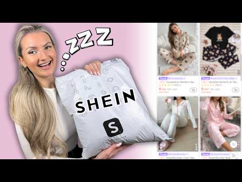 SHEIN PAJAMAS HAUL *sleepwear try on* 📦💤