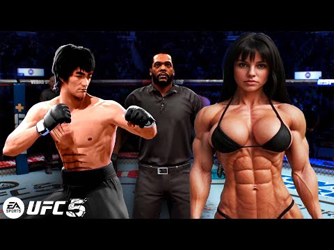 PS5 | Bruce Lee vs. Strong Model Girl (EA Sports UFC 5)