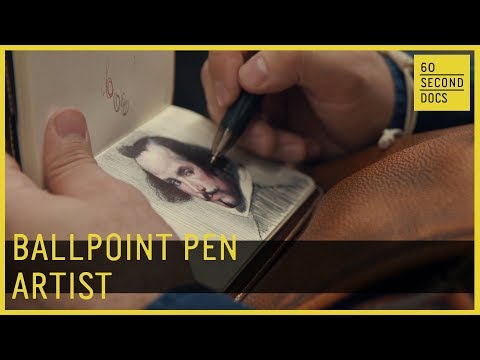 Ballpoint Pen Artist | Nicolas V. Sanchez // 60 Second Docs