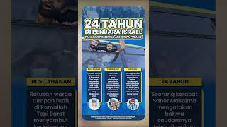 24 Tahun di Penjara Israel, Tahanan Palestina Akhirnya Pulang ke Pelukan Keluarga