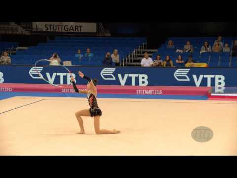 Sabina ASHIRBAYEVA (KAZ) 2015 Rhythmic Worlds Stuttgart - Qualifications Hoop