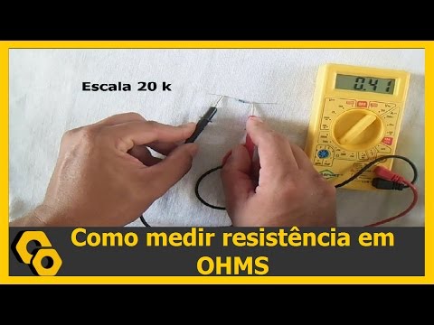 Como Medir Resistência em OHMS em Resistores com Multímetro