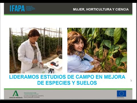 Fotograma del vídeo: Mujer, horticultura y ciencia - Webinar 11feb2021
