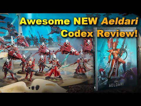 New Aeldari Codex Review! SIX Detachments. Some great synergy within this book!