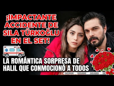 Sıla Türkoğlu recibió un ramo de flores sorpresa de Halil después del accidente que sufrió en el set