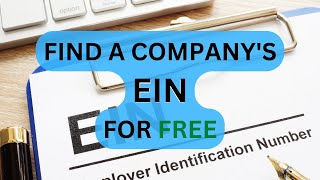 Find the EIN of a Company Easy Online (Tax ID Number)
