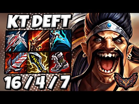 Draven vs Ezreal ADC [ KT Deft ] Patch 14.12 Korea Grandmaster ✅