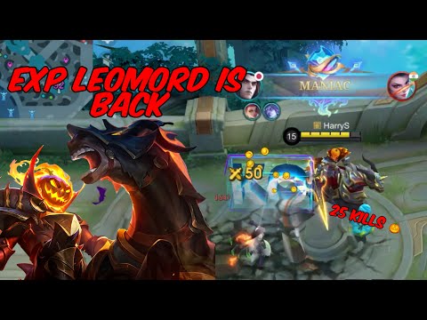 No Mercy! Unkillable Leomord | Mobile Legends Leomord Gameplay  🎃