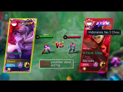 BRAXY CHOU VS TOP 1 INDONESIA TRASHTALKER! | WHO WILL WIN? - MLBB