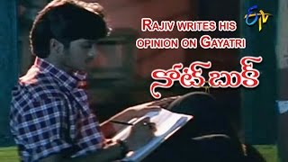 Notebook Telugu Movie  Rajiv writes his opinion on