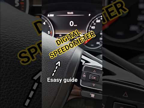 How to set up Digital speedometer on Volkswagen Touareg