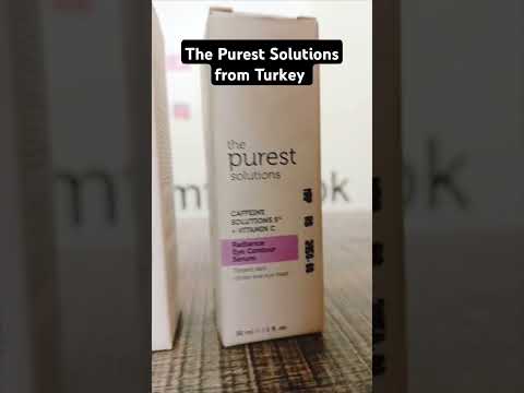 The PUREST SOLUTIONS serums. Made in Turkey. #skincare #skinwhitening #skincareroutine