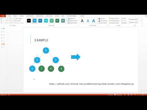 Heap Sort (part 2/2) - 5 minutes algorithm - python [Imagineer]