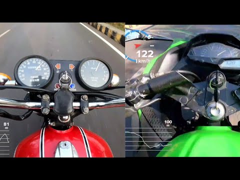Yamaha RD350 vs Kawasaki Ninja 300