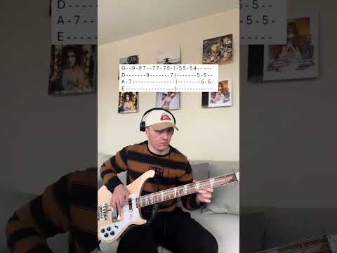 The Trooper - Iron Maiden bass tab #bassguitar #bass #bassist #ironmaiden #cover #basscover