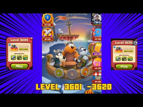 Toon Blast || Level 3601 - Level 3620 || Gameplay