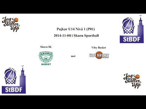 Skuru IK (P01) mot Viby Basket - 2014-11-08