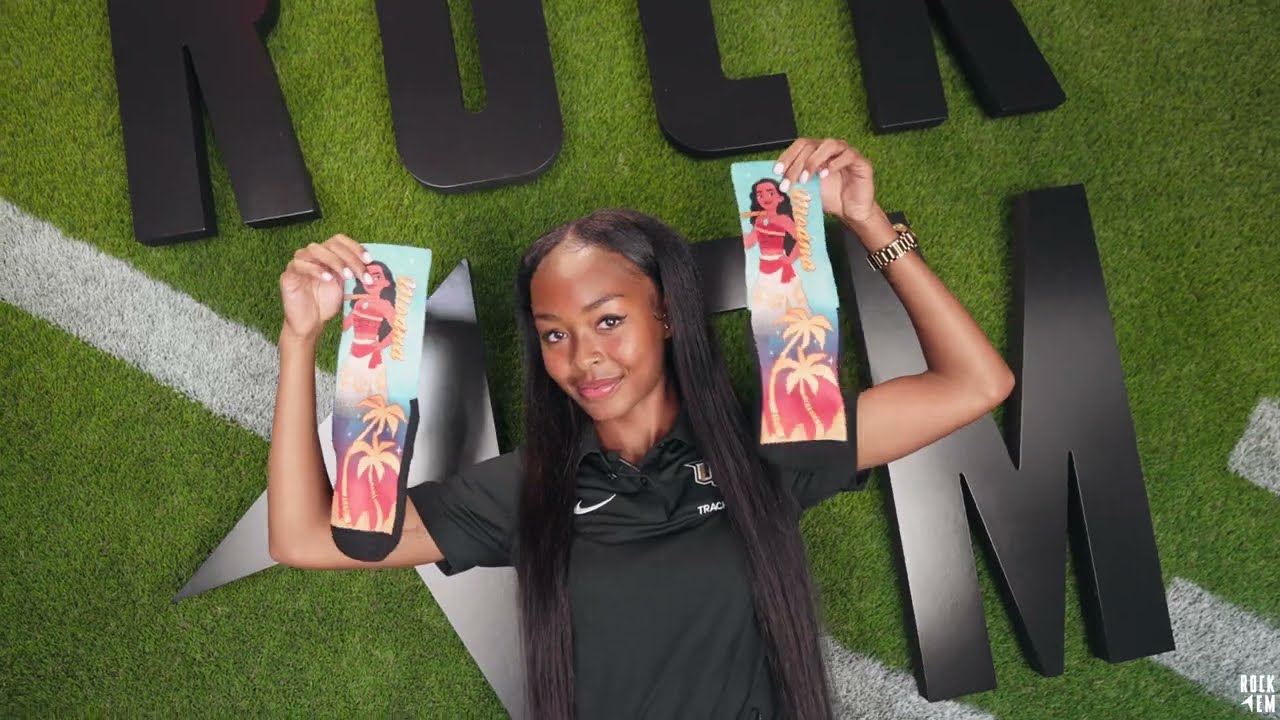 A Sock for Every Story with UCF TRACK STAR Rayniah Jones!